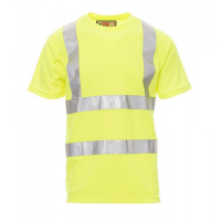 T-Shirt Work alta visibilità giallo fluo da personalizzare Avenue