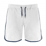 Pantalone corto bambino bianco/blu navy Combat Kids