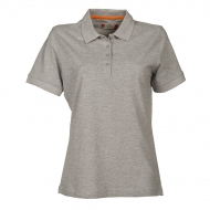 Polo donna grigio melange da personalizzare, manica corta con 4 bottoni in tinta Venice Ld Melange