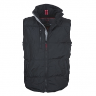 Gilet unisex imbottito nero/grigio da personalizzare, interno pile in contrasto Daytona