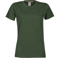 T-shirt donna verde da personalizzare, girocollo manica corta Sunrise Lady