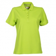 Polo donna verde acido da personalizzare, manica corta con 4 bottoni in tinta Venice Lady