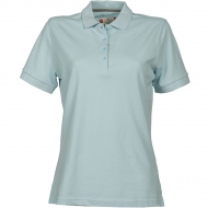 Polo donna aquamarine da personalizzare, manica corta con 4 bottoni in tinta Venice Lady