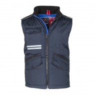 Gilet unisex blu navy/blu royal da personalizzare, due ampie tasche frontali con zip Mig