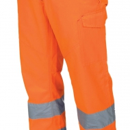 Pantalone Work alta visibilità arancione/grigio da personalizzare Charter Winter