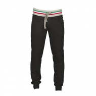 Pantalone in felpa uomo nero/Italia da personalizzare Freedom
