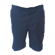 Pantalone corto unisex blu navy da personalizzare, multitasche Nilo