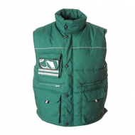 Gilet imbottito unisex verde da personalizzare Great Britain