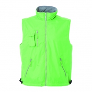 Gilet imbottito unisex verde chiaro da personalizzare Portugal