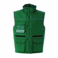 Gilet imbottito unisex verde da personalizzare Holland