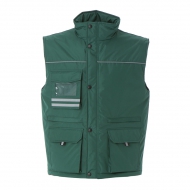 Gilet imbottito unisex verde da personalizzare Denmark