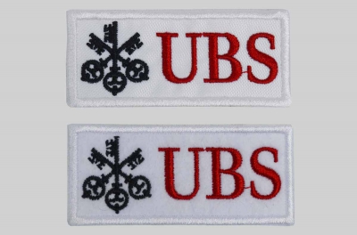 Toppa ricamata UBS