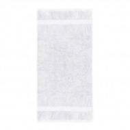 Asciugamano da bagno bianco 50 x 100 cm da personalizzare Seine