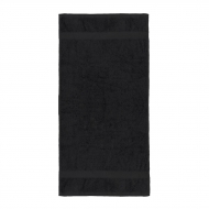 Asciugamano da bagno nero 50 x 100 cm da personalizzare Seine