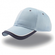 Cappellino blu navy/azzurro da personalizzare, 100% cotone chino Kid Star