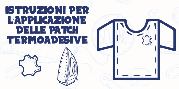 Etichette adesive per vestiti da personalizzare senza ferro