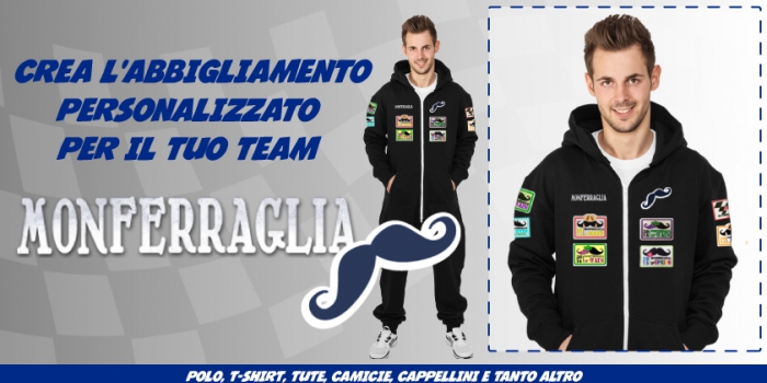 abbigliamento personalizzato team Monferraglia