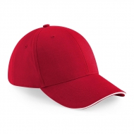 Cappellino rosso/bianco da personalizzare Atheisure 6 panel