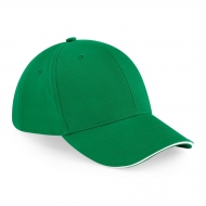 Cappellino verde/bianco da personalizzare Atheisure 6 panel