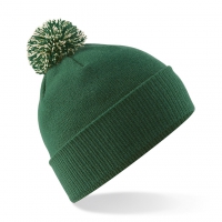 Cappello verde/bianco sporco da personalizzare Snowstar Duo Beante