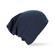 Cappello blu navy da personalizzare, 100% Acri. Soft-feel Slouch Beanie
