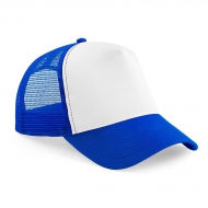 Cappellino 5 pannelli da personalizzare bright royal/white Snapback Trucker