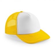Cappello unisex giallo/bianco a 5 pannelli da personalizzare Vintage Snapback Trucker