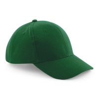 Cappello verde da personalizzare, chiusura con occhiello satinato Heavy Brushed Cotton Cap