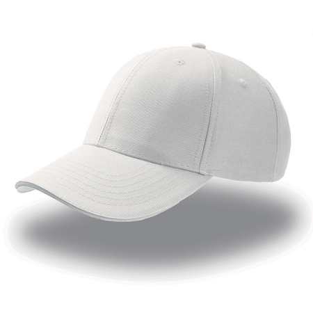 Cappello bianco da personalizzare, con inserto a contrasto Sport Sandwich