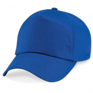 Cappello bambino blu royal da personalizzare, 5 pannelli chiusura con velcro a strappo Original Kids