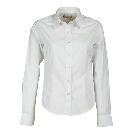 Camicia donna bianca con colletto modello italiano da personalizzare Brighton Lady