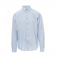 Camicia uomo azzurra con colletto modello italiano da personalizzare Manager