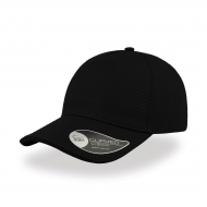 Cappello nero a 5 pannelli e visiera pre-curvata da personalizzare Gear