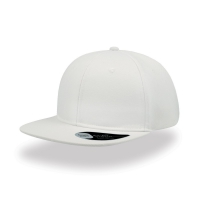 Cappello bianco a 6 pannelli visiera piatta da personalizzare Snap Back