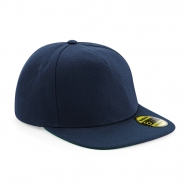 Cappello french navy/french navy 5 pannelli con visiera piatta e sotto visiera verde da personalizzare Original Flat Peak Snapback