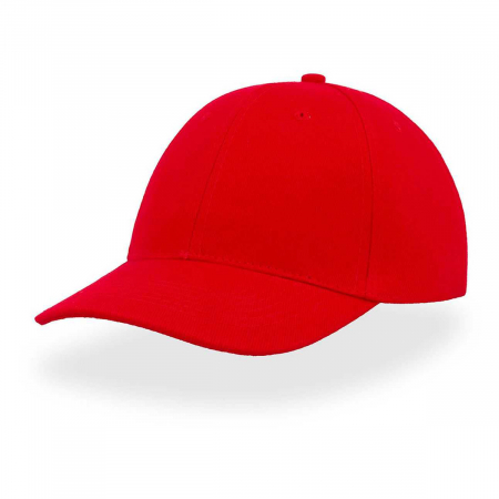Cappello a 6 pannelli rosso da personalizzare Liberty Six