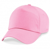 Cappellino rosa da personalizzare, 5 pannelli chiusura con velcro a strappo Original