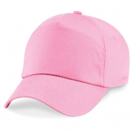 Cappello da bambino rosa da personalizzare, 5 pannelli chiusura con velcro a strappo Original Kids