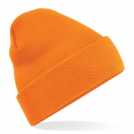 Cuffia arancione in maglia doppio strato da personalizzare Original Cuffed Beanie