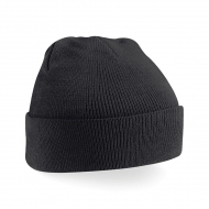 Cuffia bambino nera con risvolto da personalizzare Junior Original Cuffed Beanie