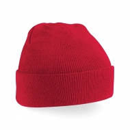 Cuffia bambino rossa con risvolto da personalizzare Junior Original Cuffed Beanie