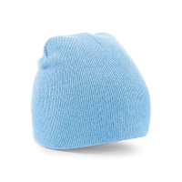 Cuffia azzurra in maglia a doppio strato da personalizzare Original Pull-On Beanie