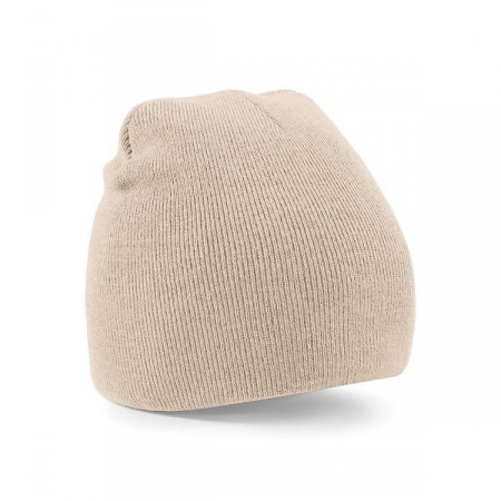 Cuffia beige in maglia a doppio strato da personalizzare Original Pull-On Beanie