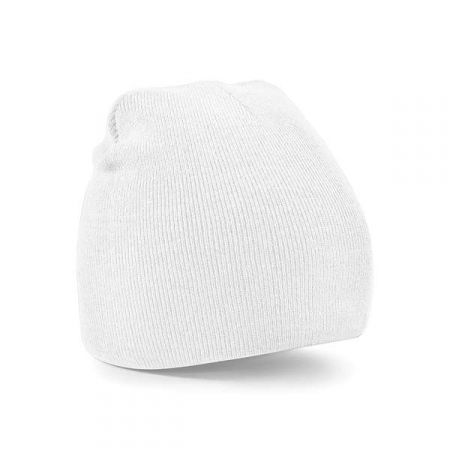 Cuffia bianca in maglia a doppio strato da personalizzare Original Pull-On Beanie