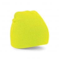 Cuffia giallo fluo in maglia a doppio strato da personalizzare Original Pull-On Beanie