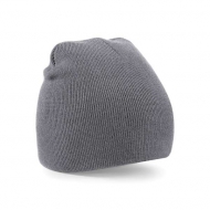 Cuffia grigio scuro in maglia a doppio strato da personalizzare Original Pull-On Beanie