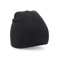 Cuffia nera in maglia a doppio strato da personalizzare Original Pull-On Beanie