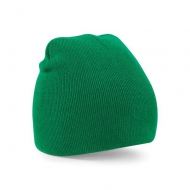 Cuffia verde kelly in maglia a doppio strato da personalizzare Original Pull-On Beanie
