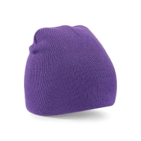 Cuffia viola in maglia a doppio strato da personalizzare Original Pull-On Beanie