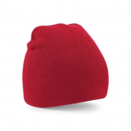 Cuffia rosso classico in maglia a doppio strato da personalizzare Original Pull-On Beanie